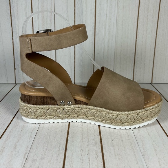 WOMEN'S ANKLE STRAP WEDGES (TOPIC-S) - Picture 5 of 5